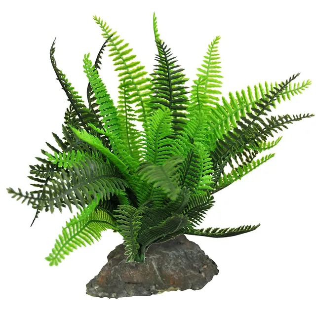 lucky-reptile-farn-kunstpflanze-ca-25-cm-auf-steinsockel image 1