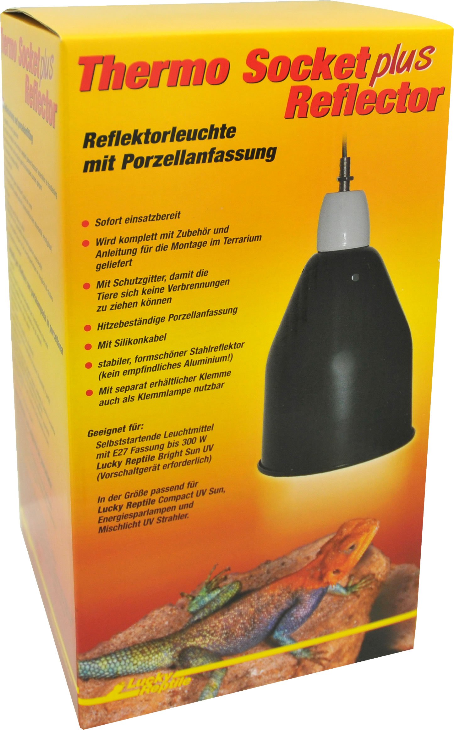 lucky-reptile-thermo-socket-reflector-gro-schwarz-porzellanfassung-e27-bis-300w image 1