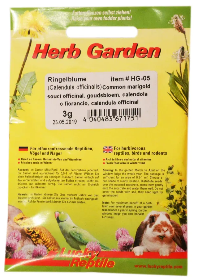 lucky-reptile-herb-garden-hg-05-ringelblume-3-g-futtersamen image 1