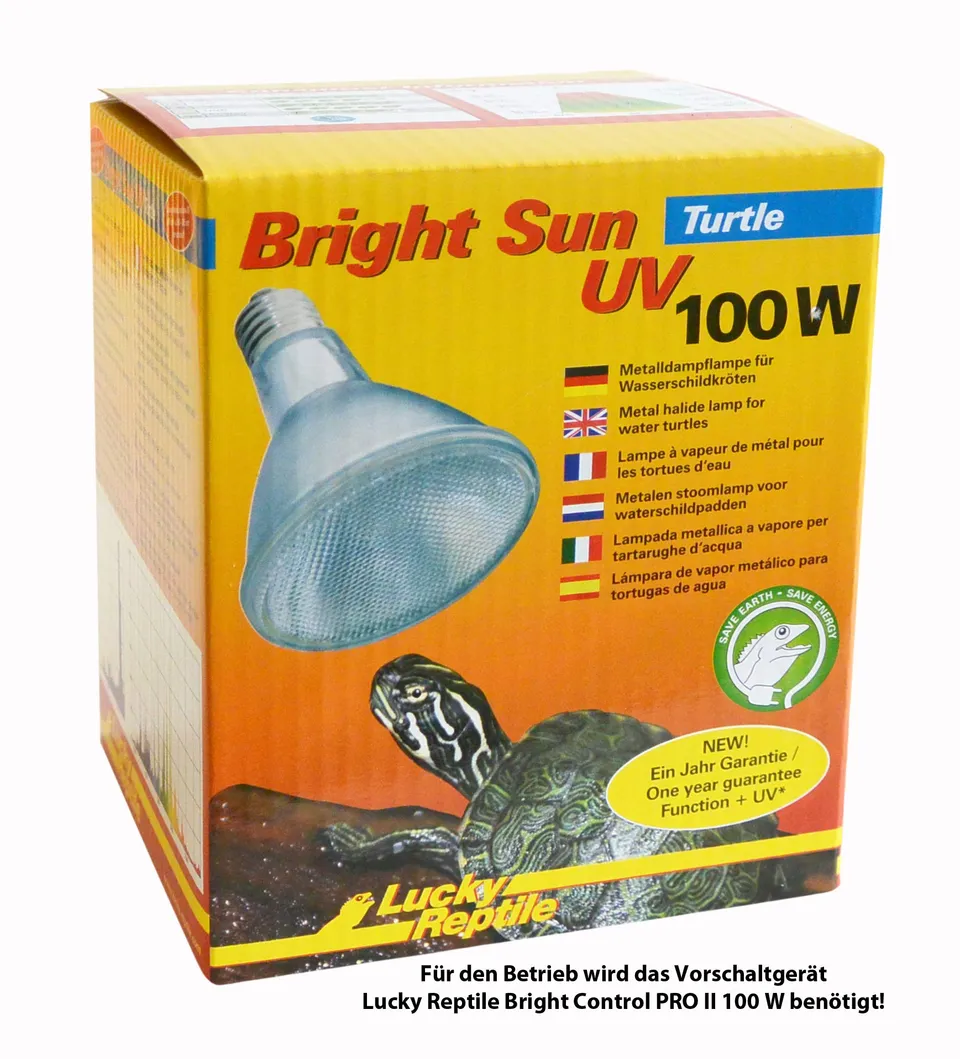 lucky-reptile-bright-sun-turtle-100-watt-uv-w-rmelampe-e27-f-r-wasserschildkr-te image 1