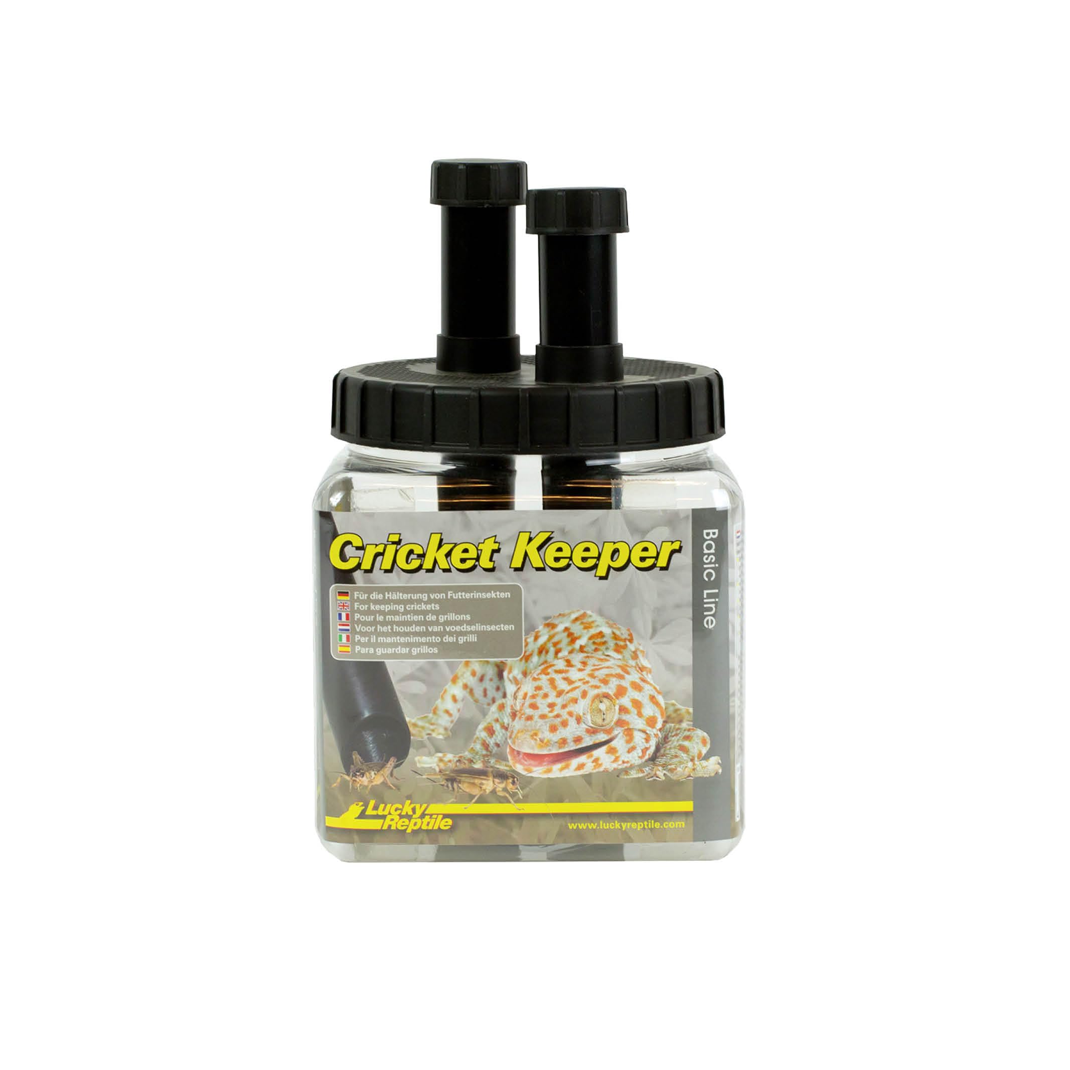 lucky-reptile-cricket-keeper-futterinsektenbox-mit-rohren image 1