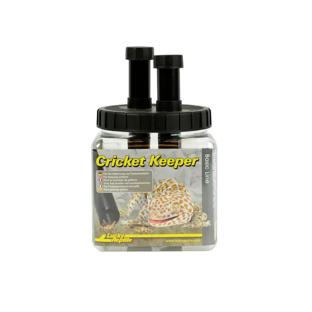 lucky-reptile-cricket-keeper-futterinsektenbox-mit-rohren image 1