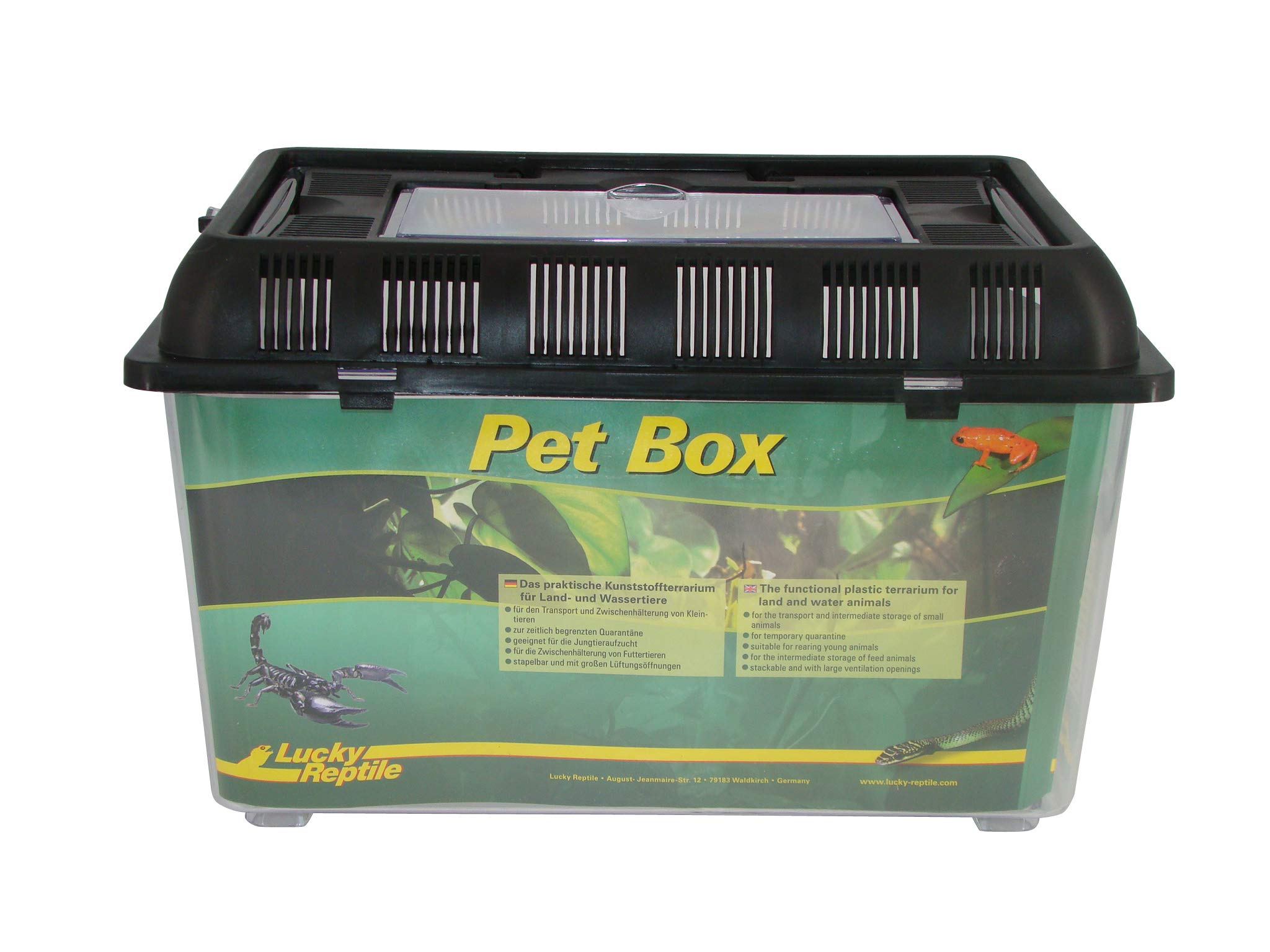 lucky-reptile-pet-box-mittel-kunststoffterrarium-mit-futterluke image 2