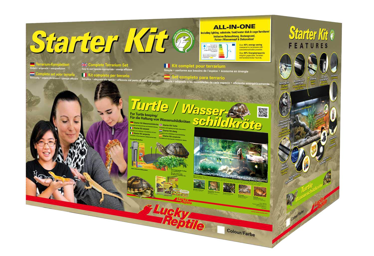 lucky-reptile-starter-kit-wasserschildkr-te-schwarz-80x40x52-cm image 1