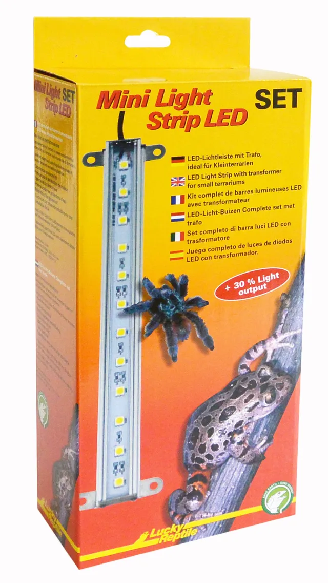 lucky-reptile-mini-light-strip-led-22-5cm-mit-trafo-2-watt image 1
