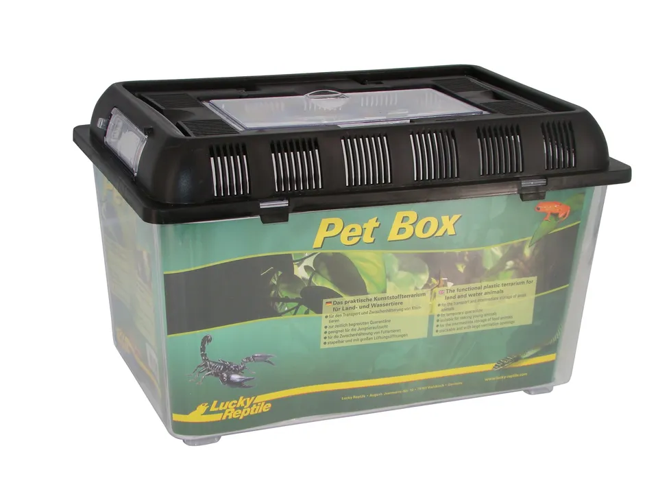 lucky-reptile-pet-box-mittel-kunststoffterrarium-mit-futterluke image 1